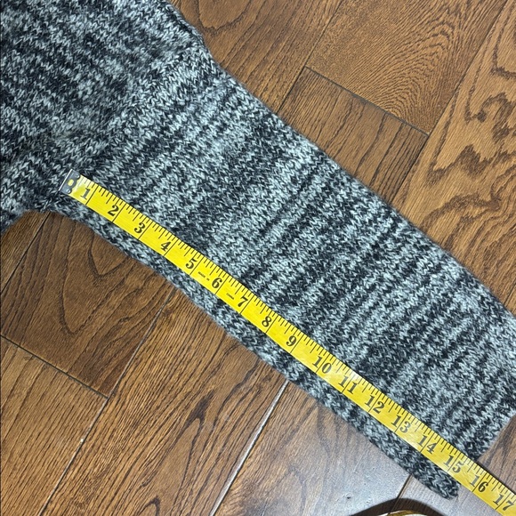 Zadig & Voltaire Alpaca Wool Blend Black and Gray Open Front Cardigan Size XS/S - Picture 7 of 12